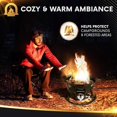 thumbnail image 7 of Project One Portable Outdoor Propane Fire Pit with Cover, Carry Kit, & Lava Rocks, 19-Inch Diameter 58,000 BTU, Diamond Pattern, 7 of 7