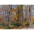 thumbnail image 3 of Rudolf Schramm-Zittau 14x11 Black Modern Framed Museum Art Print Titled - Autumn Woodland, 3 of 5