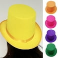 thumbnail image 7 of Universal Trilby Hat for Gentlemen Magicians Carnivals Trilby Hat Thicken Flat Top Hat for Gentlemen Casual Gathering, 7 of 7