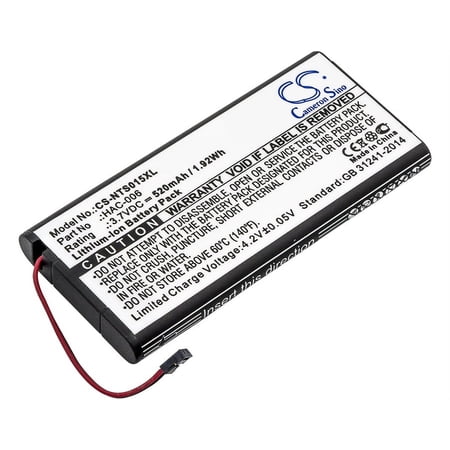 520mAh HAC-006 HAC-BPJPA-C0 High Capacity Battery for Nintendo HAC-015 HAC-016 HAC-A-JCL-C0 HAC-A-JCR-C0 Switch Controller
