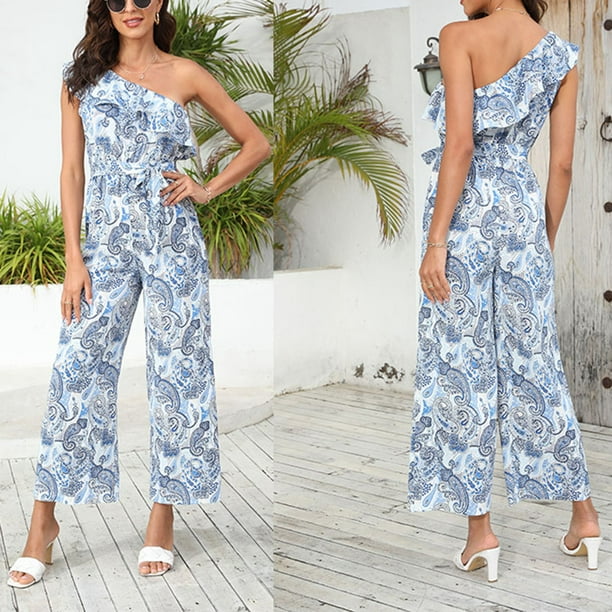 Plus Size Jumpsuits for Women Dressy Women Long Sleeved Wide Leg Pants With  Gradient Color Printing Pants New Years Eve Jumpsuit Women