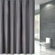 thumbnail image 1 of Shower Curtain 240x200 Cm, With 16 Hooks, Extra Wide, Weighted, Mildew Resistant, Dark Grey, Waterproof, Large Bath Curtains, Polyester Fabric, Antiba, 1 of 5