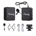 thumbnail image 4 of Micrófono inalámbrico profesional Muslady con sistema 1 a 1 - Incluye micrófono de solapa, cuello de ganso y adaptador cold shoe - Compatible con celulares, cámaras y grabadoras - Ideal para, 4 of 6