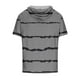 thumbnail image 3 of Pantalones Cortos Casuales para Hombre Impresión Digital Pullover Camiseta con Capucha Deportiva de Fitness, Blusa de Cuello Redondo de Poliéster para Al Aire Libre, Diaria Y Toda la Temporada, 3 of 4