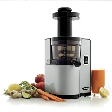 Omega - Vertical Slow Masticating Juicer - Silver