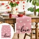 thumbnail image 1 of CaiYueKe Valentine's Day Table Runner Heart Themed Dining Table Decor for Wedding Anniversary Party Decoration Romantic Dinner Tablecloth Home Living Room Kitchen Decorations, 1 of 6