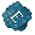 thumbnail image 2 of Letter E Sea Doodles Initial Alphabet Foam Coaster Set of 4, 2 of 3