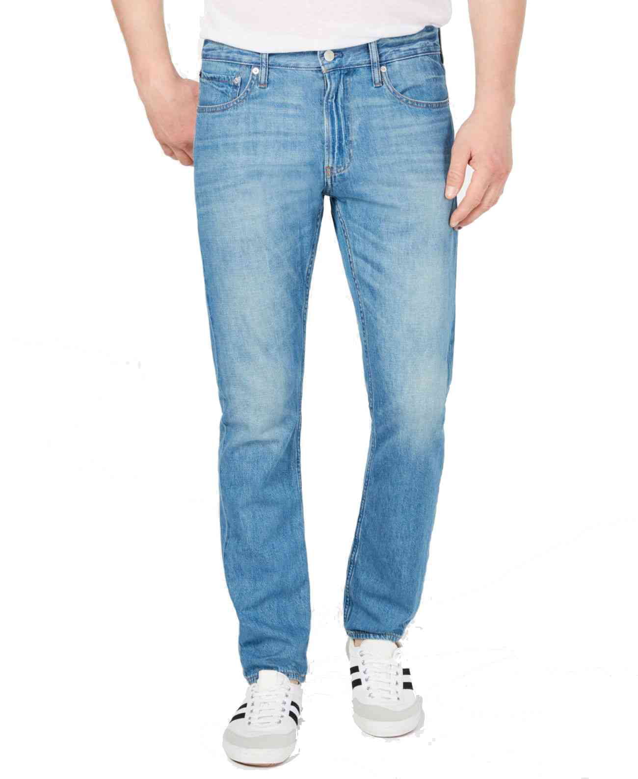 Calvin Klein - Calvin Klein Jeans Men’s Slim-Fit Jeans (Hard Blue, 36× ...
