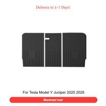Floor Mats For Tesla Model Y Juniper 2025 2026 TPE Odorless Trunk Pad Scratch - Resistant Cargo Protective Liner Non - Slip Car Mats