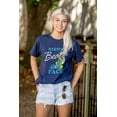 thumbnail image 4 of Smurfette Resting Beach Face Smurfs Women's Graphic T Shirt Tees Brisco Brands S, 4 of 6