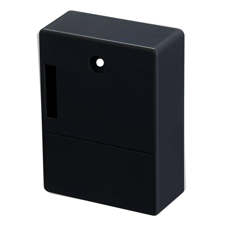 Invisible Electronic Cabinet Lock, Hidden Lock, DIY RFID Lock La-tch for Wooden Cabinet Drawer Locker Cupboard, Size: 12.54, Black