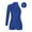Blue, variant on Hansber Girls Latin Jazz Dance Unitard Sequins Single Long Sleeve Gymnastic Leotard Athletic Biketard with Hairband Pink 6