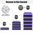 thumbnail image 4 of 12 Pack Sound Proof Foam Panels,acoustic Foam Panels High Density Sound Absorption Pyramid Studio T, 4 of 5