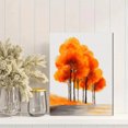 thumbnail image 2 of Autumn Trees Watercolor Canvas Print, Abstract Landscape for Living Room, Office, Hallway Decor, 2 of 8
