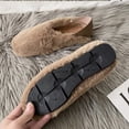 thumbnail image 4 of Zapatos de felpa para mujer, comodidad de otoño e invierno, además de zapatos de algodón cálidos de terciopelo, zapatos planos para el hogar, arrastre perezoso Wmkox8yii hj789, 4 of 5