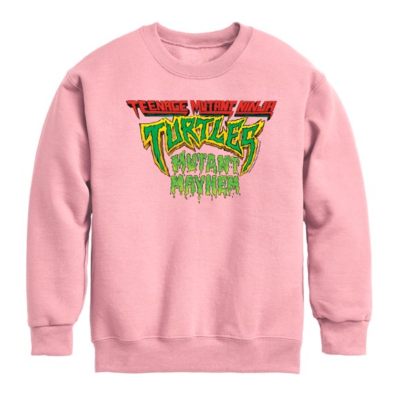 Teenage Mutant Ninja Turtles: Mutant Mayhem - Movie Logo - Toddler And Youth Crewneck Fleece Sweatshirt