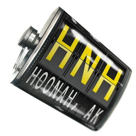 

NEONBLOND Flask HNH Airport Code for Hoonah AK