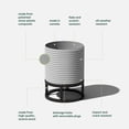 thumbnail image 2 of Veradek Mod Series Raised 18" Plastic-Stone Planter - (Gray/Black), 2 of 12