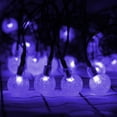 thumbnail image 3 of Solar Powered 30 LEDs String Light Waterproof Outdoor Garden Path Yard Decor Lamp Outdoor Garden Yard Decor  Path Accessories Solar Powered 20ft 30 LEDs Waterproof  Portable String Light  Colorful, 3 of 8