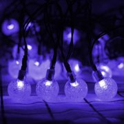 Solar Powered 30 LEDs String Light Waterproof Outdoor Garden Path Yard Decor Lamp Outdoor Garden Yard Decor Path Accessories Solar Powered 20ft 30 LEDs Waterproof Portable String Light White