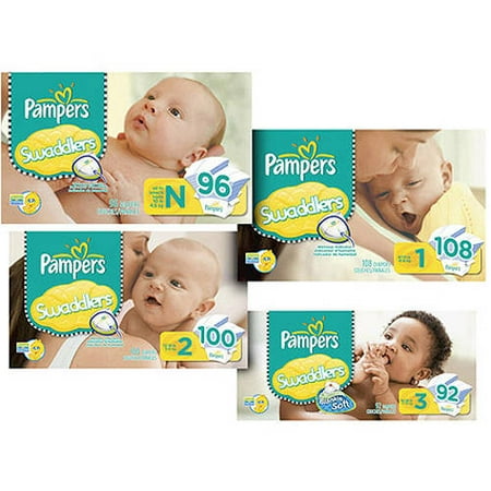 Pampers - Swaddlers Super Pack (Choose Your Size) - Walmart.com
