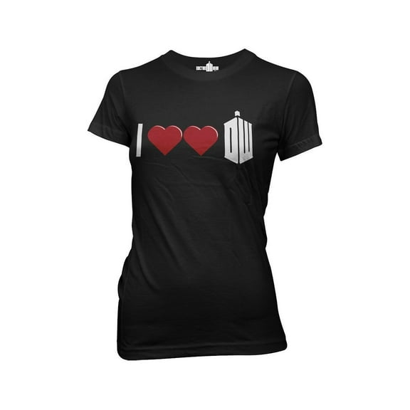 Doctor Who T-Shirt I Double Heart Ripple Junction