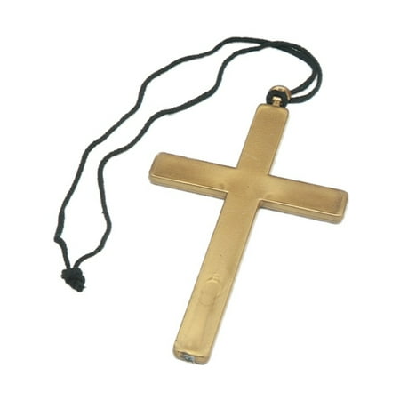 Religious Christian Monk's Cross Necklace Priest Costume Accessory
