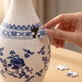 thumbnail image 3 of Blue and White Porcelain Style 3D Vase Puzzle Craft Kit, DIY Jigsaw Model for Adults, Home Decor Crafts & Unique Gift for Men Women, 1 Pack, 3 of 7