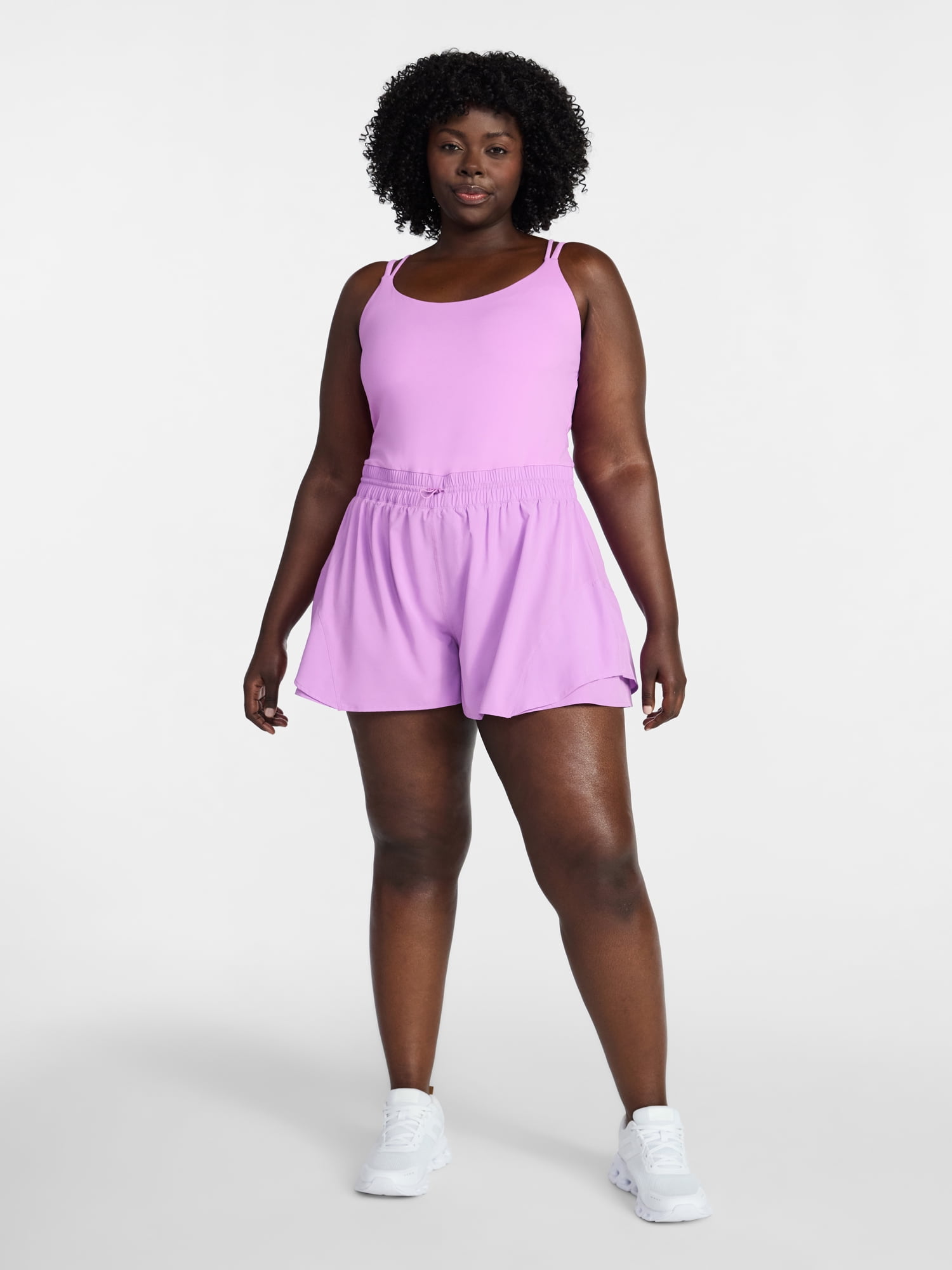 Avia Women's and Women's Plus Cinched Waist Romper, Sizes XS-4X