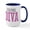 White/Navy Inside, variant on CafePress - Carpool DIVA Ceramic Mug - 15 oz Ceramic Large White Novelty Mug