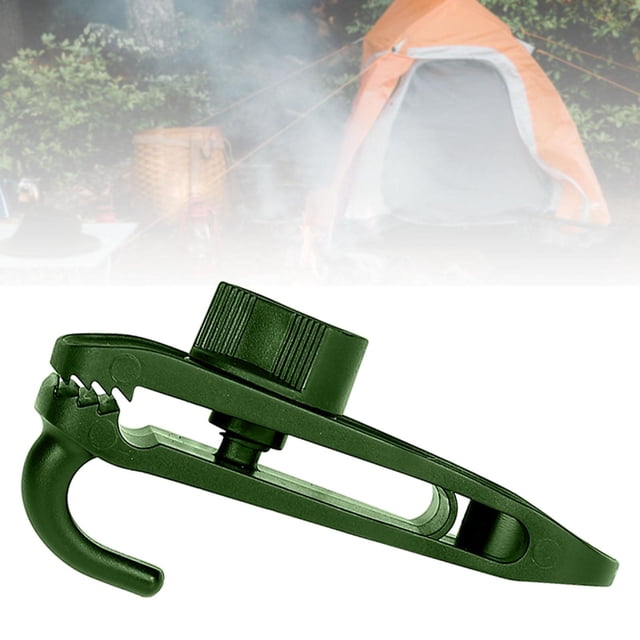 5 uds Clips de lona con Durable fijo reutilizable resistente cuerda Barb ABS cubiertas a prueba abrazaderas de agarre de bloqueo par Baoblaze Clips de lona de tienda