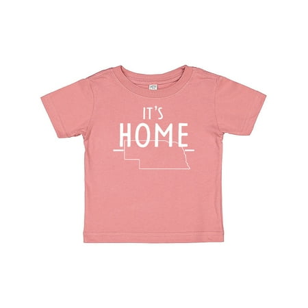 

Inktastic It s Home- State of Nebraska Outline Gift Baby Boy or Baby Girl T-Shirt