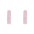 thumbnail image 3 of Minnieouse Pinzas para cejas de 3 piezas, pinzas para pestañas de acero inoxidable, profesionales inclinadas Rosado 2piezas, 3 of 6