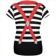 thumbnail image 2 of Halloween French Mime Costume All Over Womens T Shirt Multi LG, 2 of 2