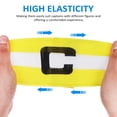 thumbnail image 3 of LOLIPPYY 2 Pcs Bandes de Capitaine Jaunes et Blanches Soccer pour un Port Confortable, 3 of 7