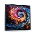 thumbnail image 2 of Designart "VORTEX" Abstract Spirals Floater Framed Wall Decor, 2 of 7