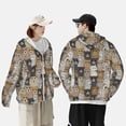 thumbnail image 4 of Lsque Cartoon Bear UPF 50+ Lightweight Sun Protection Men's Women's Long Sleeve Shirt, Hoodie Performance -Medium, 4 of 9