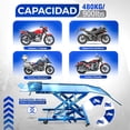 thumbnail image 4 of Rampa Hidráulica para motocicletas 900 lbs 400 kg Hantec, 4 of 9