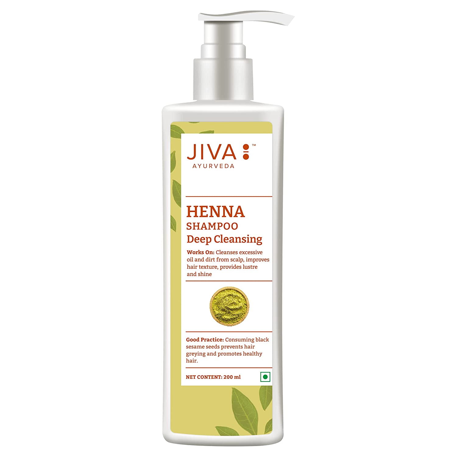 dramatisch Prijs stem JIVA Henna Shampoo-Removes Dirt And Excessive Oils- 200ML - Walmart.com