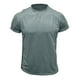 thumbnail image 2 of pstuiky camisetas para hombre, Camiseta de manga corta para hombre, estilo casual, lisa, con cuello redondo y botones camisas casuales para hombre l, 2 of 4