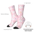 thumbnail image 4 of KLL Easter Cute Rabbit Print Cool Socks Men's Women's Crew Socks Funny Crazy Novelty Stockings, 4 of 6