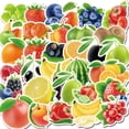 thumbnail image 1 of Juego de pegatinas para verduras y frutas, 100 unidades, monopatín, maleta y tableta, 1 of 3