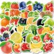thumbnail image 1 of Juego de pegatinas para verduras y frutas, 100 unidades, monopatín, maleta y tableta, 1 of 3