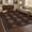 Deep Mocha, variant on GENIMO 2'x3' Area Rug, Washable Non Slip Soft Floral Indoor Door Mat for Entryway Kitchen Laundry Room, Dusty Sage