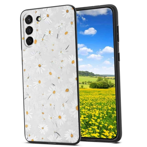 Daisies-Floral-178 Phone Case, Degined for Samsung Galaxy S21 FE Case Men Women, Flexible Silicone Shockproof Case for Samsung Galaxy S21 FE