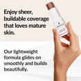 thumbnail image 2 of Vibriance Complexion Sticks - Foundation for Mature Skin - Sheer, Buildable Coverage Face Makeup Foundation for Older Women - 3-in-1 Base, Contour, Concealer - Deep / Dark, 2 of 7