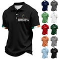 thumbnail image 4 of Men's Hello Darkness My Old Friend Polo Shirt Casual Short Sleeve Collared Pullover Tee, 4 of 4