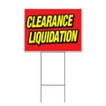 thumbnail image 1 of Clearance Liquidation (18" x 24") Yard Sign, Includes Metal Step Stake, 1 of 6