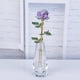 thumbnail image 2 of Decoración artesanal de flores de cristal con jarrón, maravillosa flor de cristal para aniversario. Púrpura, 2 of 8