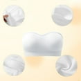 thumbnail image 4 of Ediodpoh Women's Comfortable and Bra Wrapped Chest Strapless Non Wrapped Bra Womens Bras White M, 4 of 8